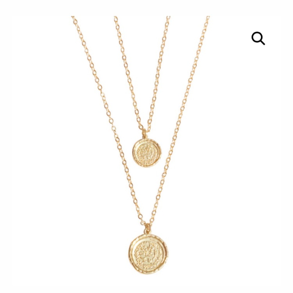 AmberSceats Double Coin Necklace